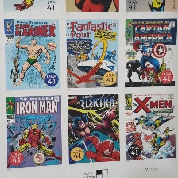 USPS Marvel Comics Super Heroes